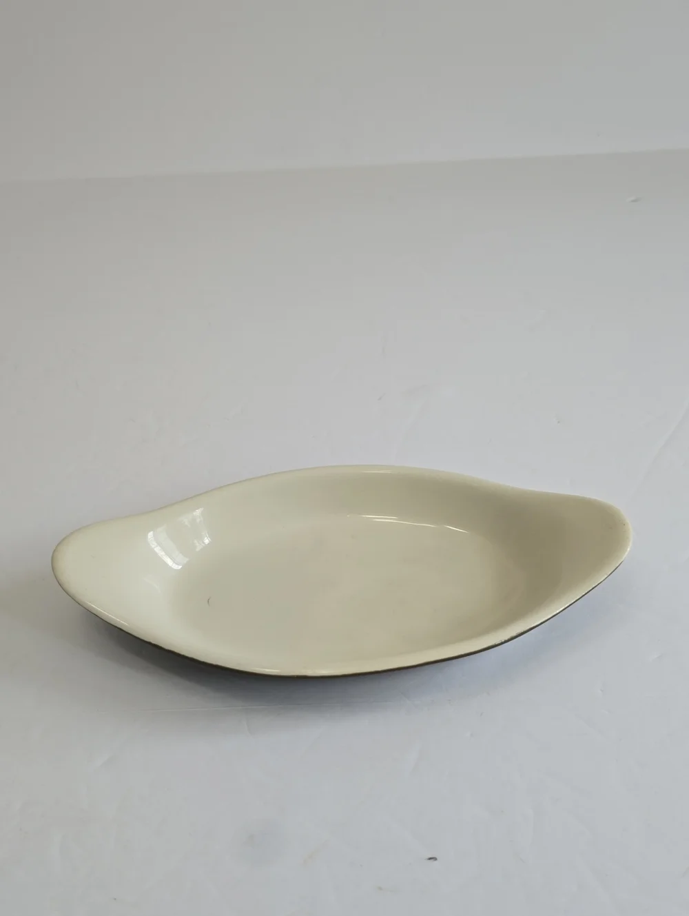 Vintage Set Of 2 Hall 529 & 521 Oval Au Gratin Casserole Dish USA Brown Green